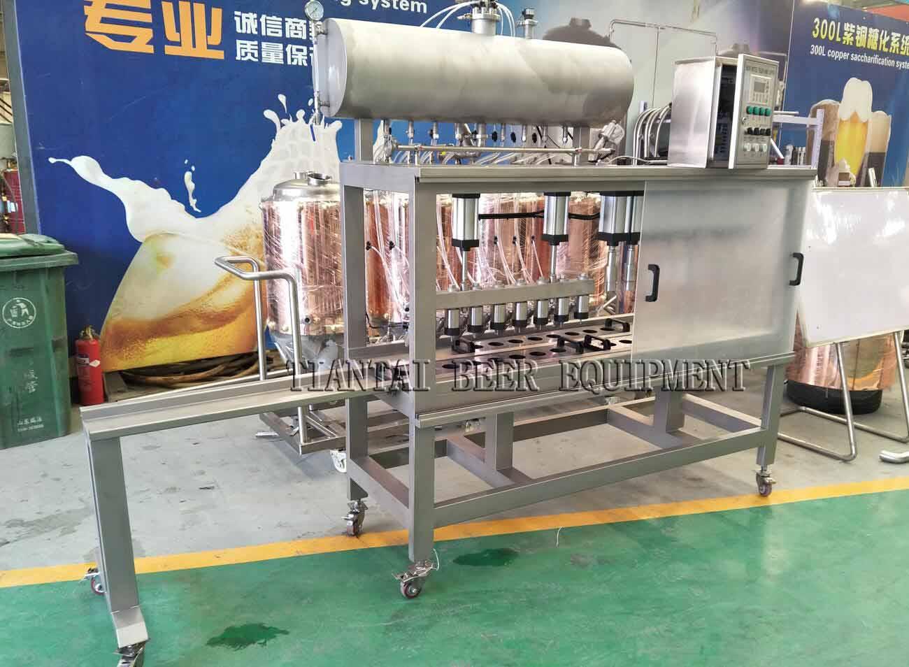 <b>How to use auto bottle filler included in complete brewery equipment</b>